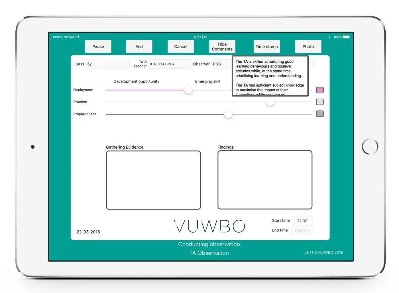 Vuwbo Screen